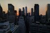 Sunset in New York City