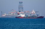 The drillship Pacific Khamsin on July 12, 2017 in Limassol, Cyprus.