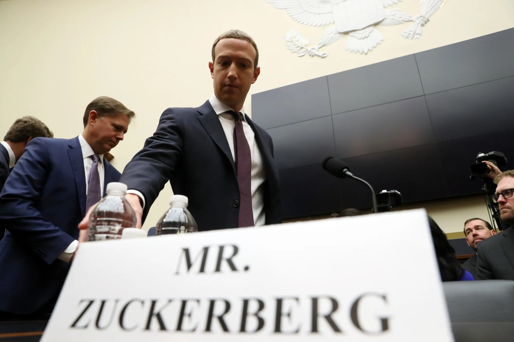 Mark Zuckerberg testified to Congress in 2019.