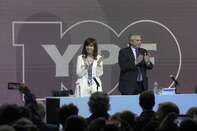 President Fernandez And Vice President Kirchner Attend Event Marking 100th Anniversary Of YPF