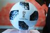 An official Adidas AG 2018 FIFA World Cup Russia soccer ball.