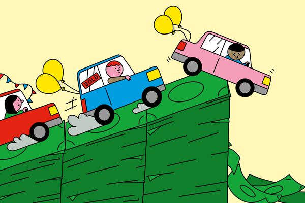 Pre-Tariff Car Buying Frenzy Leaves Americans With a Big Debt Problem