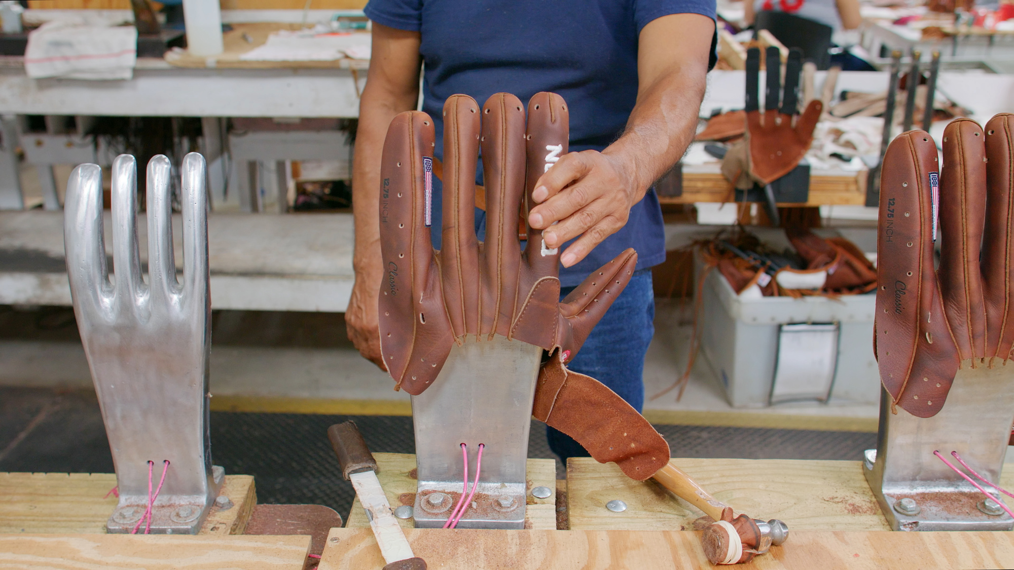 How to Make a Baseball Glove Nokona Bloomberg