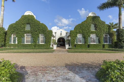 Here, part of the barn complex of the $19 million seven-bed, eight-bath home on Grand Prix Farms Drive.