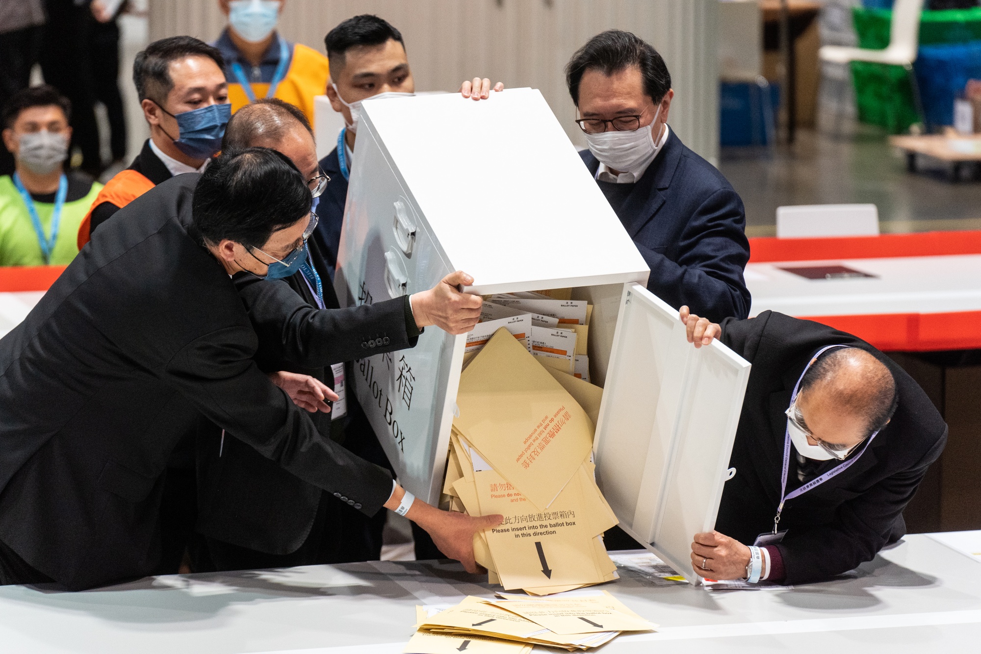 Hong Kong Holds Legislative Council General Election 