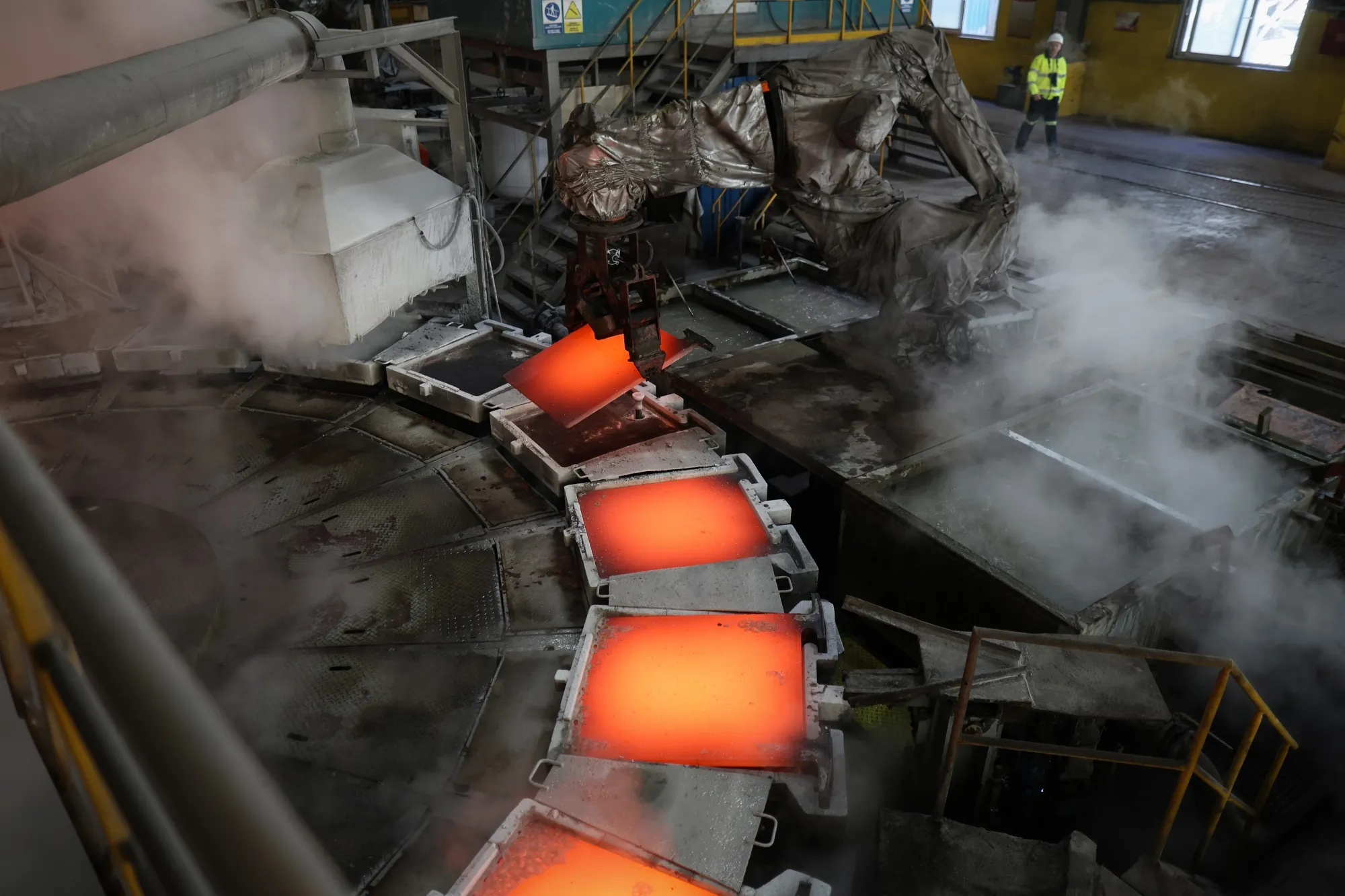 Zijin Mining Group's copper smelting plant in Bor, Serbia.