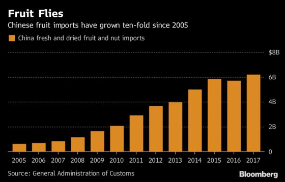 Trump Trade Winds Blow Egypt Oranges to Shanghai Fruit Shops