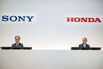 JAPAN-AUTOMOBILE-BUSINESS-SONY-HONDA-CLIMATE