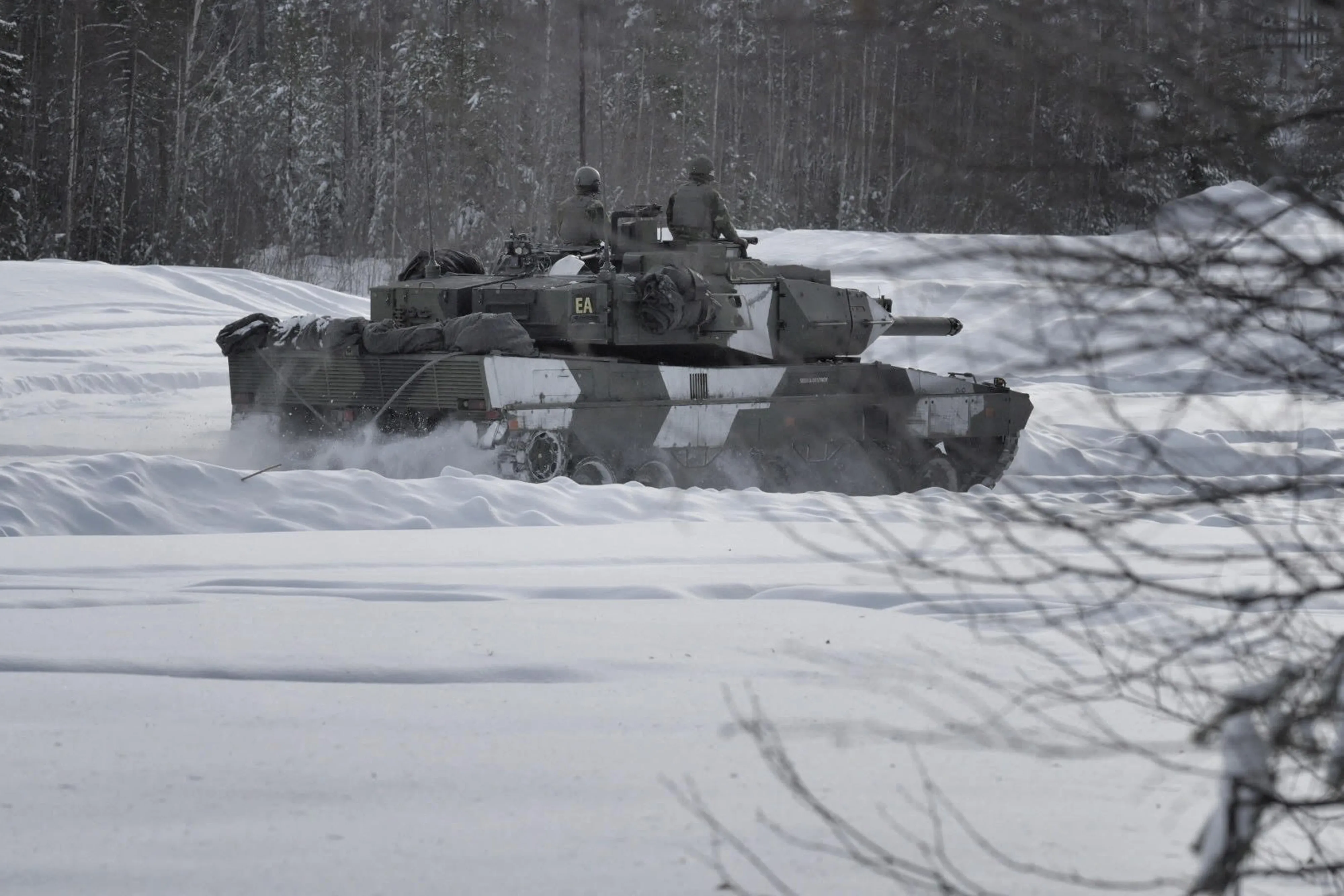 A Swedish Leopard 2 tank.