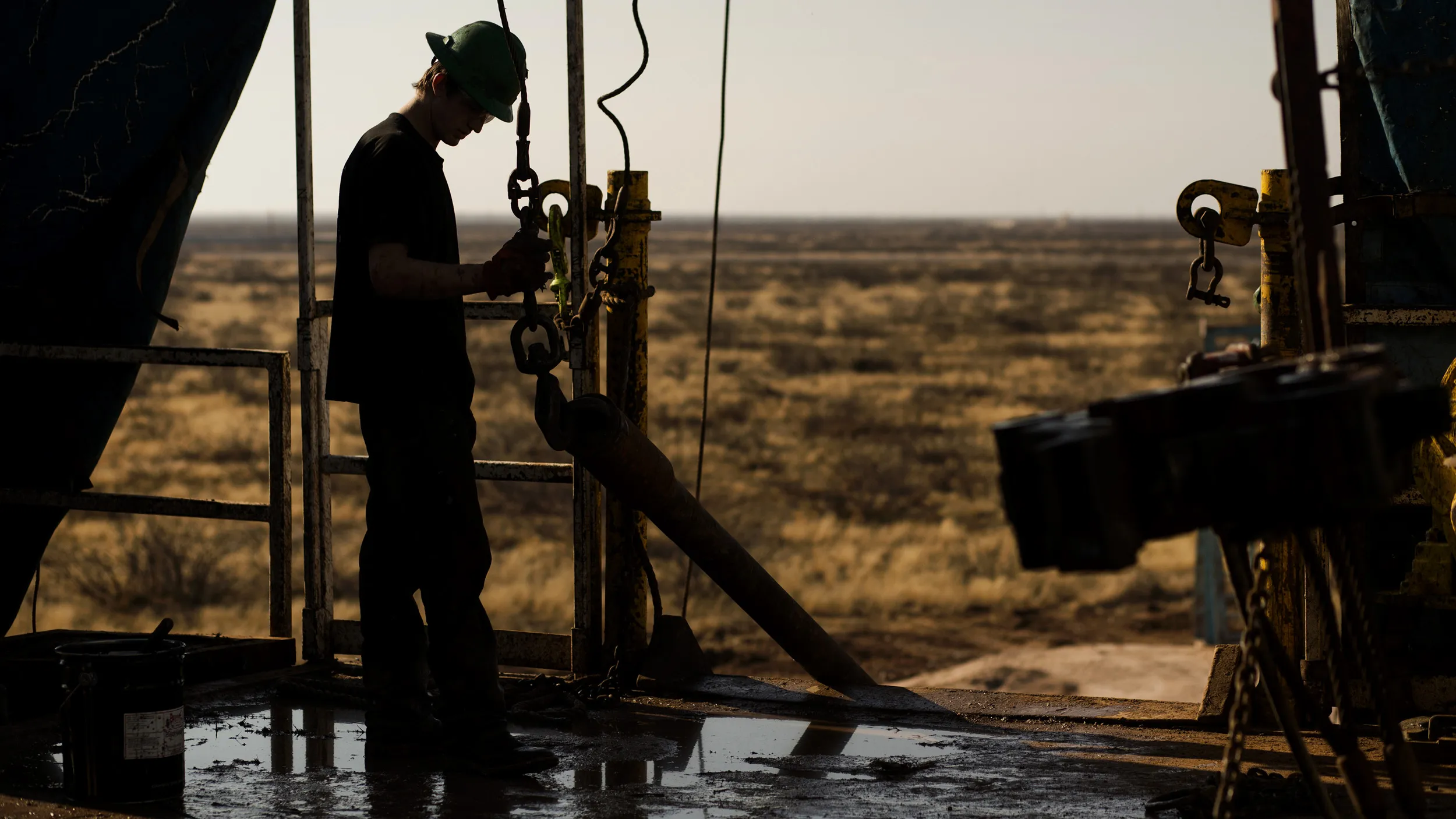 There's commercial lending in them oilfields.
