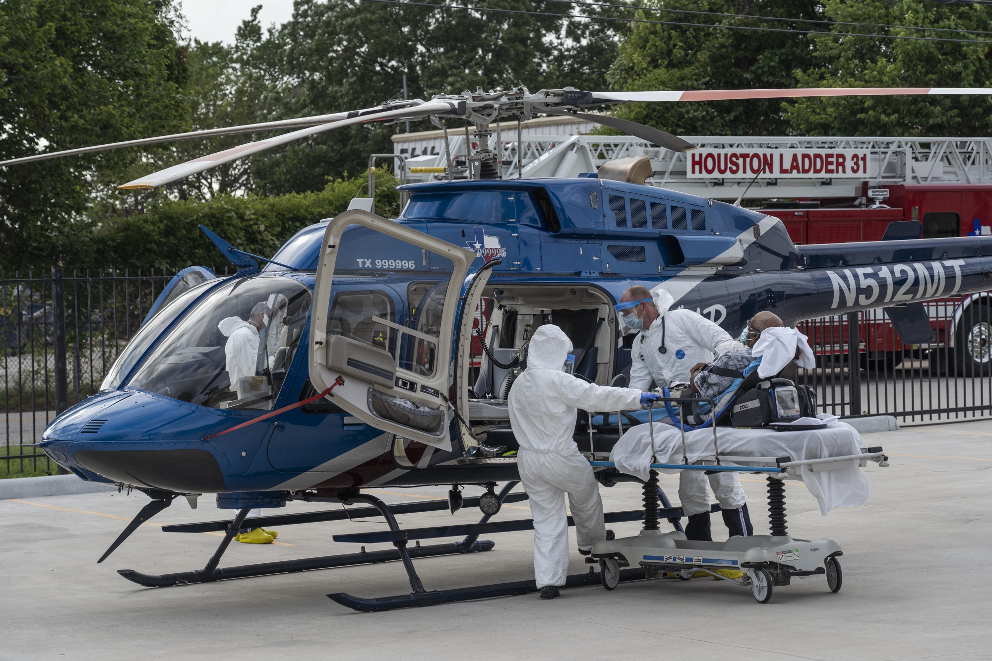 United Memorial Medical Center ICU as Texas becoming a new pandemic center 