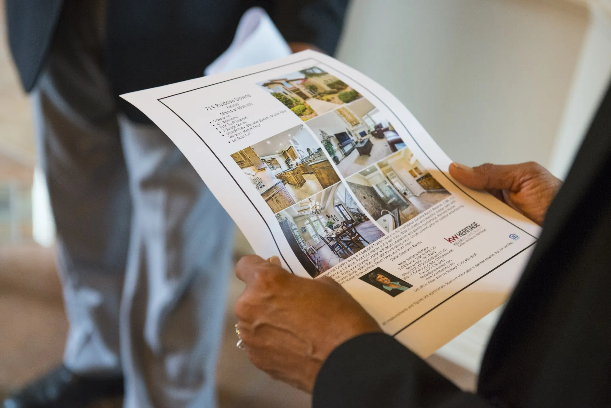 Prospective Buyers Look At A House Ahead Of Existing Home Sales Figures