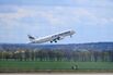 A Finnair flight takes offfrom Berlin Brandenburg airport.