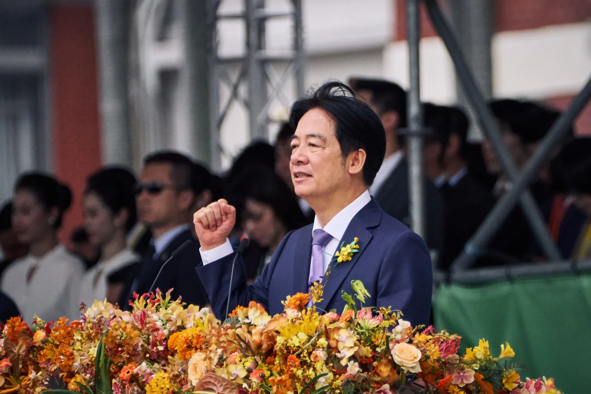 Lai Ching-te during his inauguration ceremony&nbsp;in Taipei, Taiwan, on May 20.