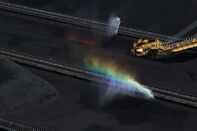Aerial Views Of Newcastle Coal Industry And Glencore Plc Coal Operations