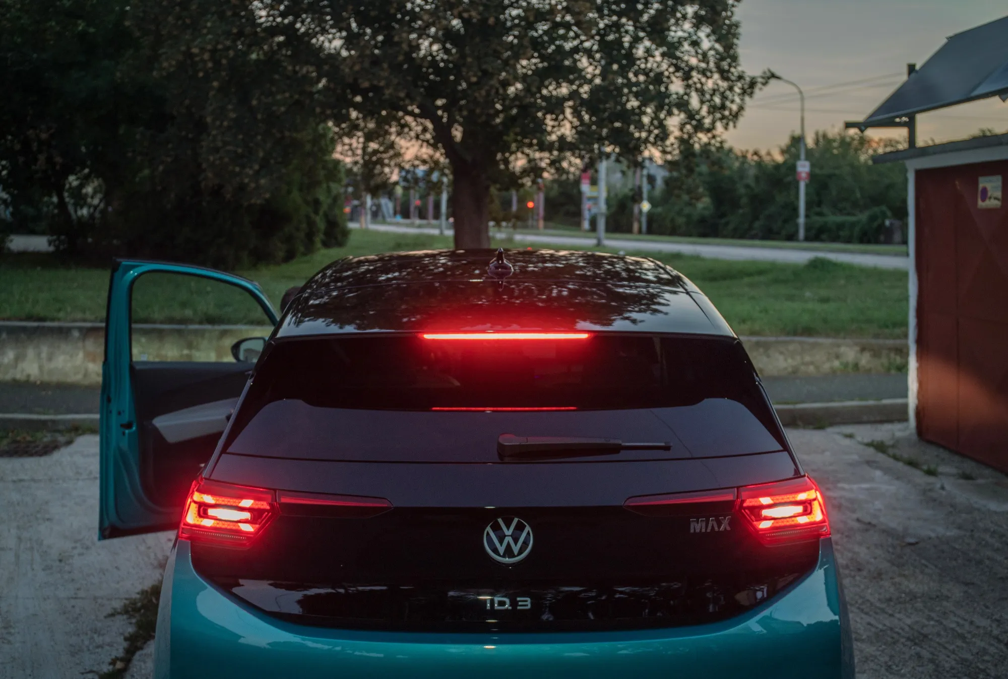 A Volkswagen ID.3 electric vehicle in Bratislava, Slovakia. 