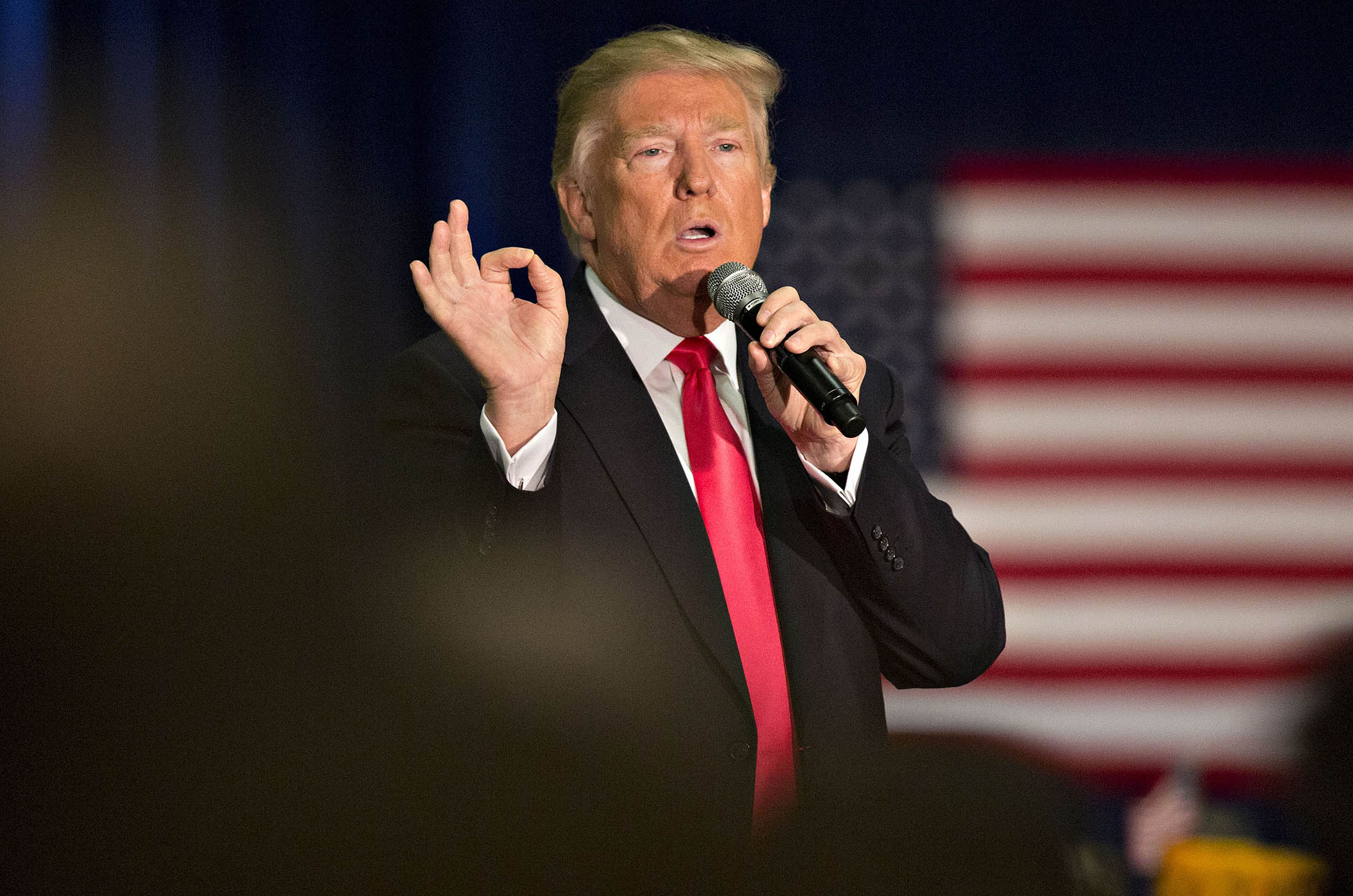 Presidential Candidate Donald Trump Holds Wisconsin Town Hall Event