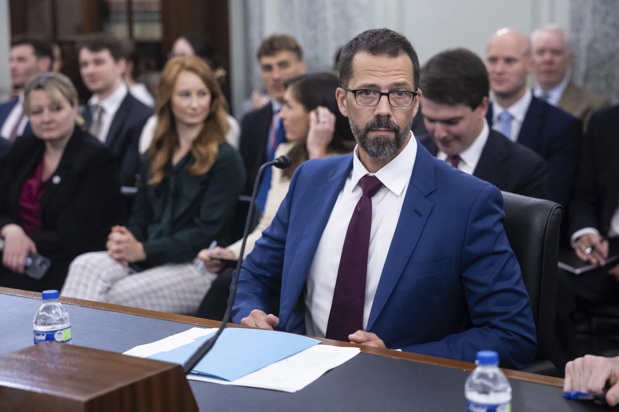 Neil Jacobs prior to a Senate Commerce, Science&nbsp;&amp;&nbsp;Transportation Committee hearing.