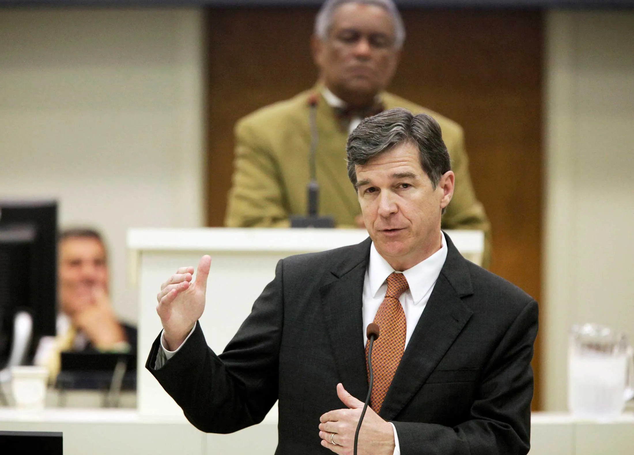 North Carolina Governor Roy Cooper.