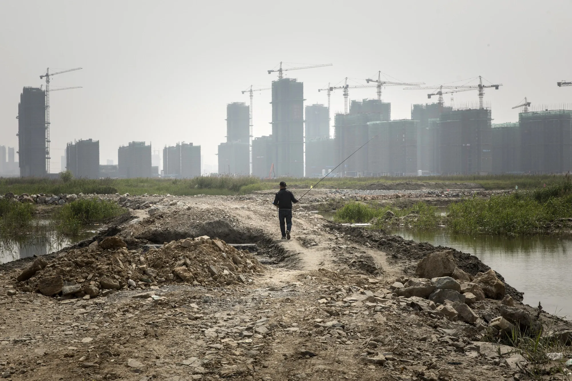 Construction of the Hangzhou Bay New Zone 