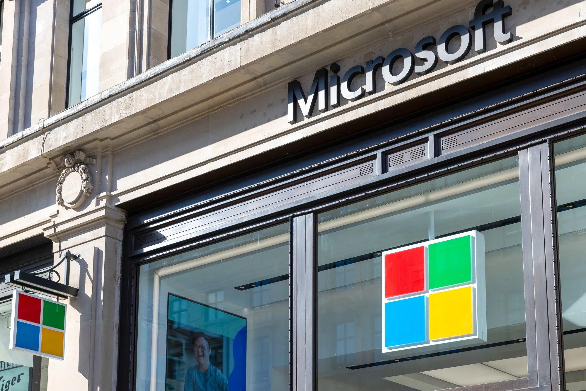 A&nbsp;Microsoft&nbsp;store.
