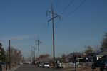 Power lines in Denver, Colorado.