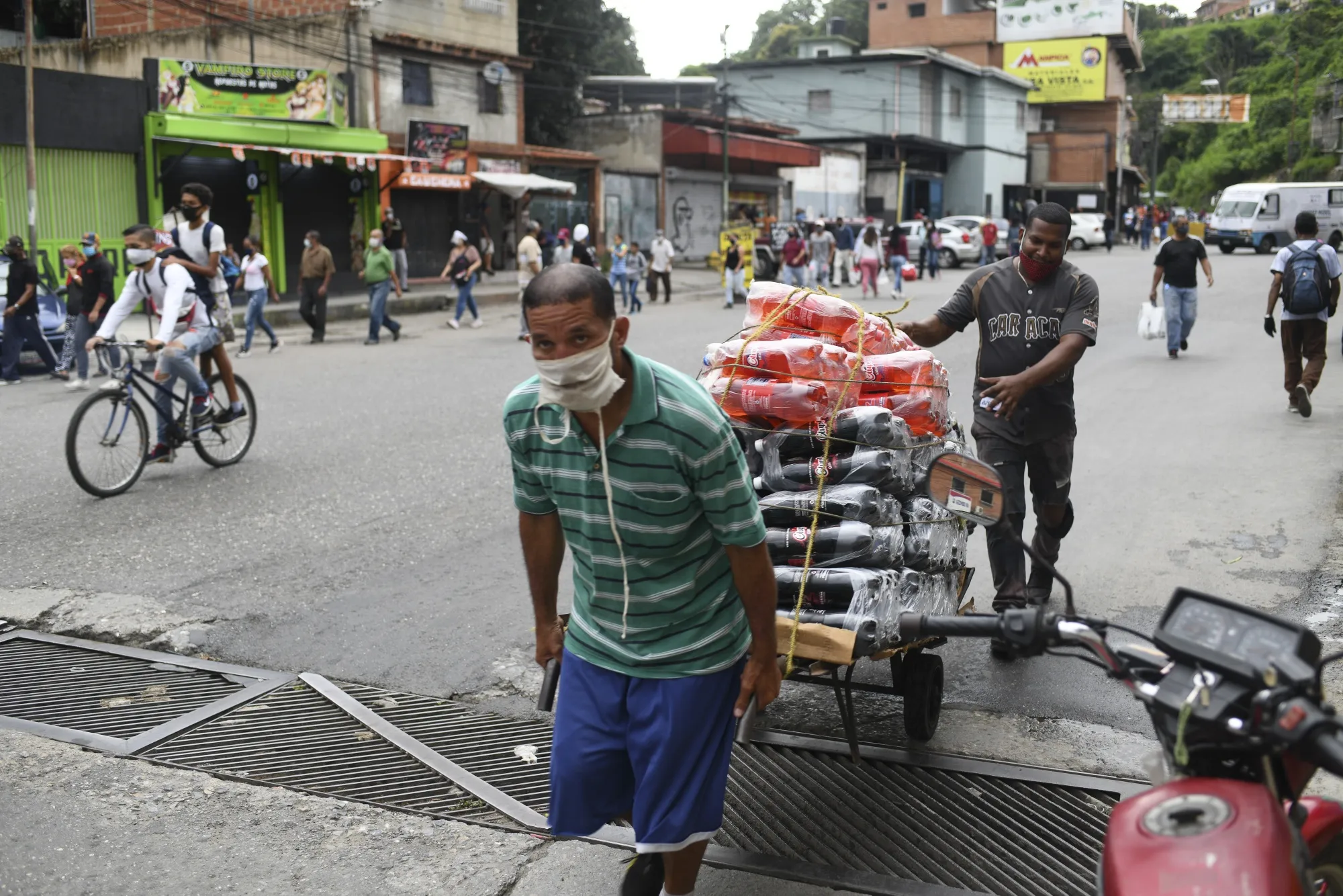 Crews Disinfect City Streets As Covid Cases Near 50,000