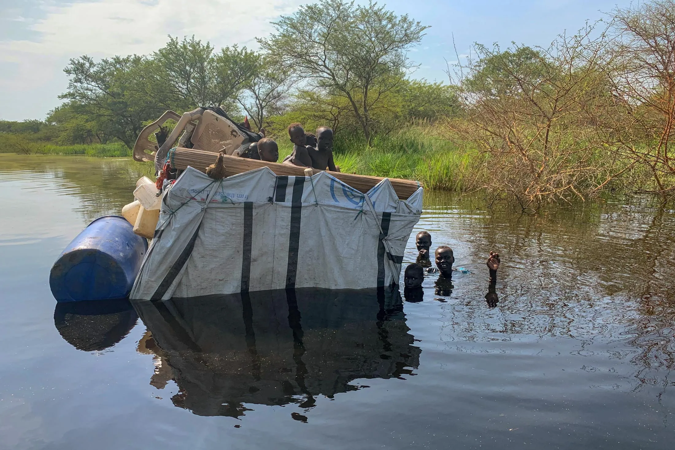 South Sudan Floods Create Some of the First Permanent Climate Refugees -  Bloomberg