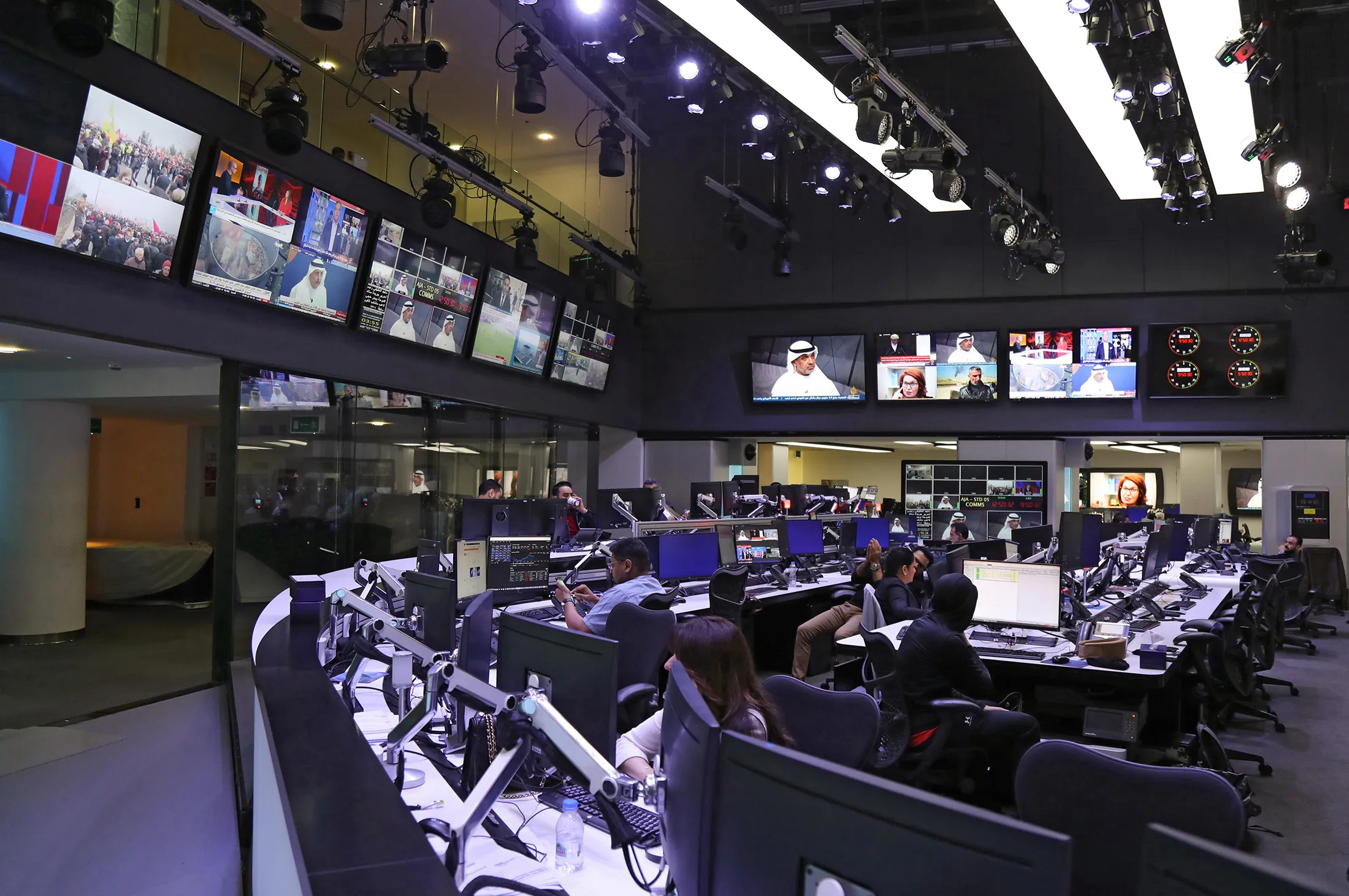 Al Jazeera newsroom in Doha.