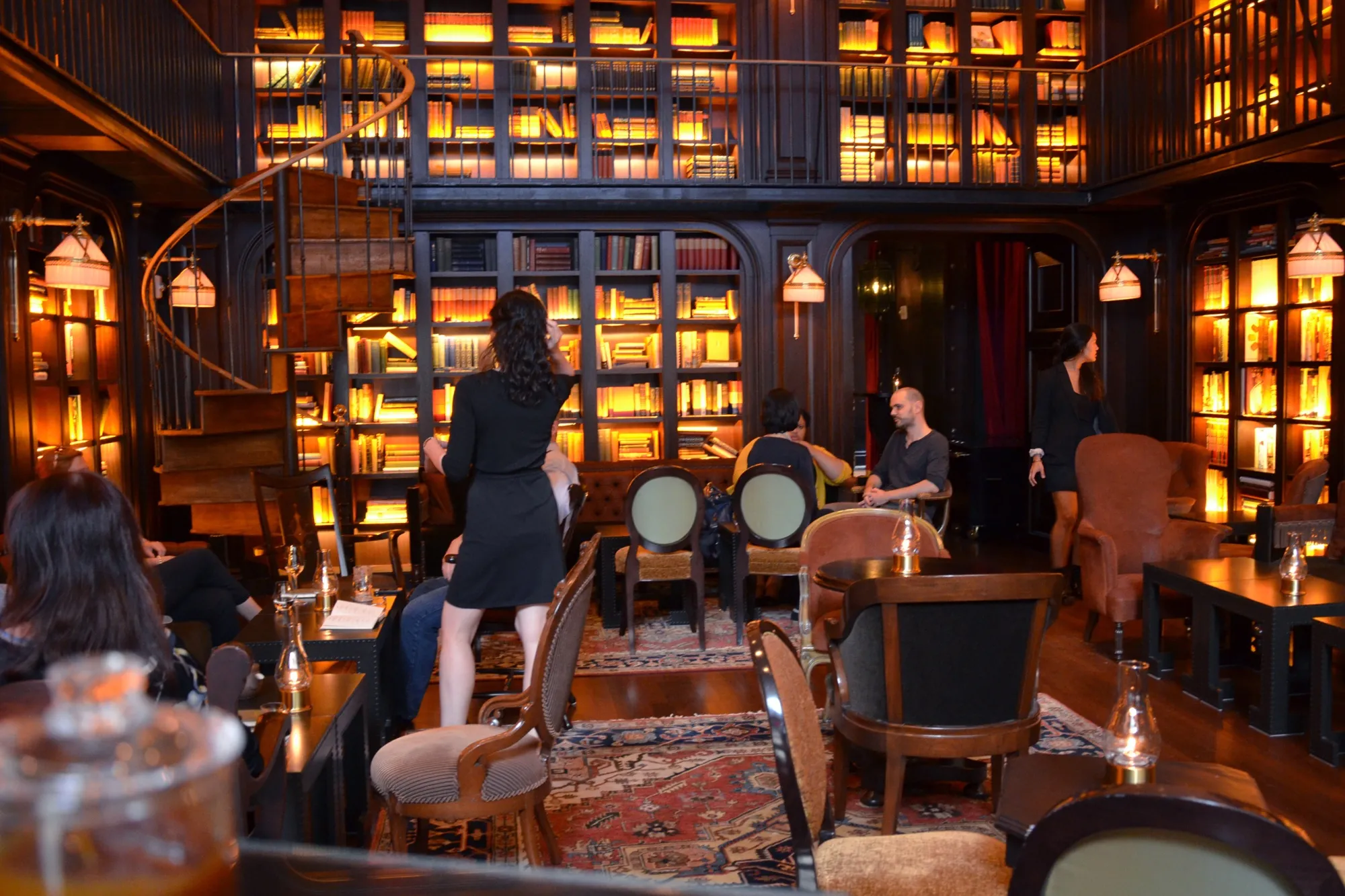 The Library at the NoMad Hotel.