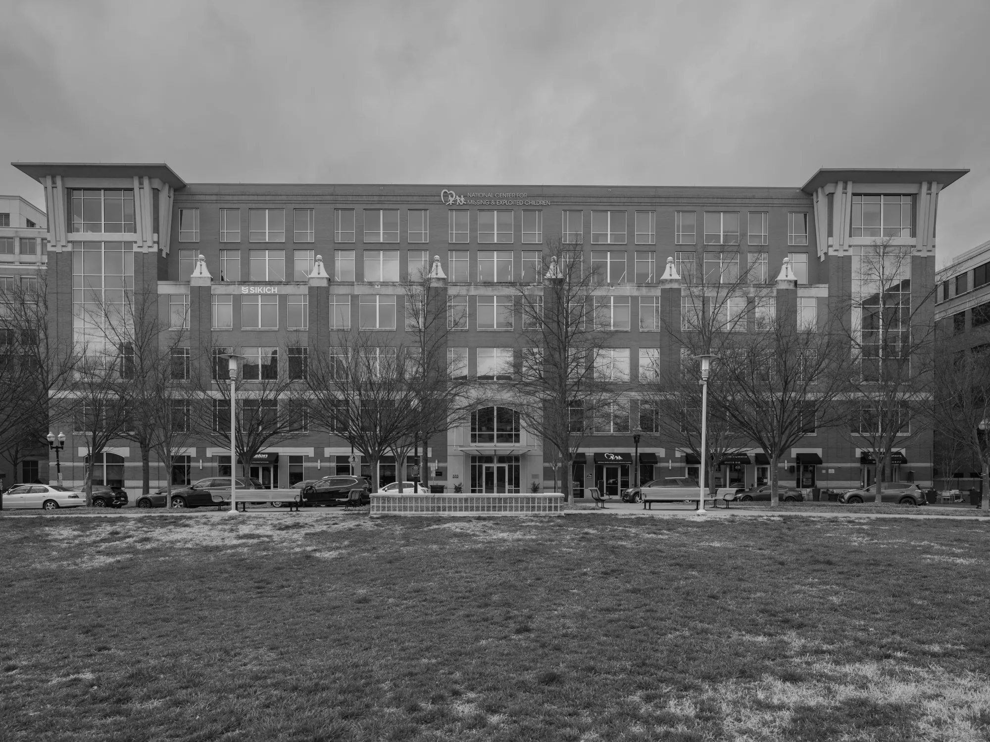 The National Center for Missing & Exploited Children (NCMEC) headquarters in Alexandria, Virginia.