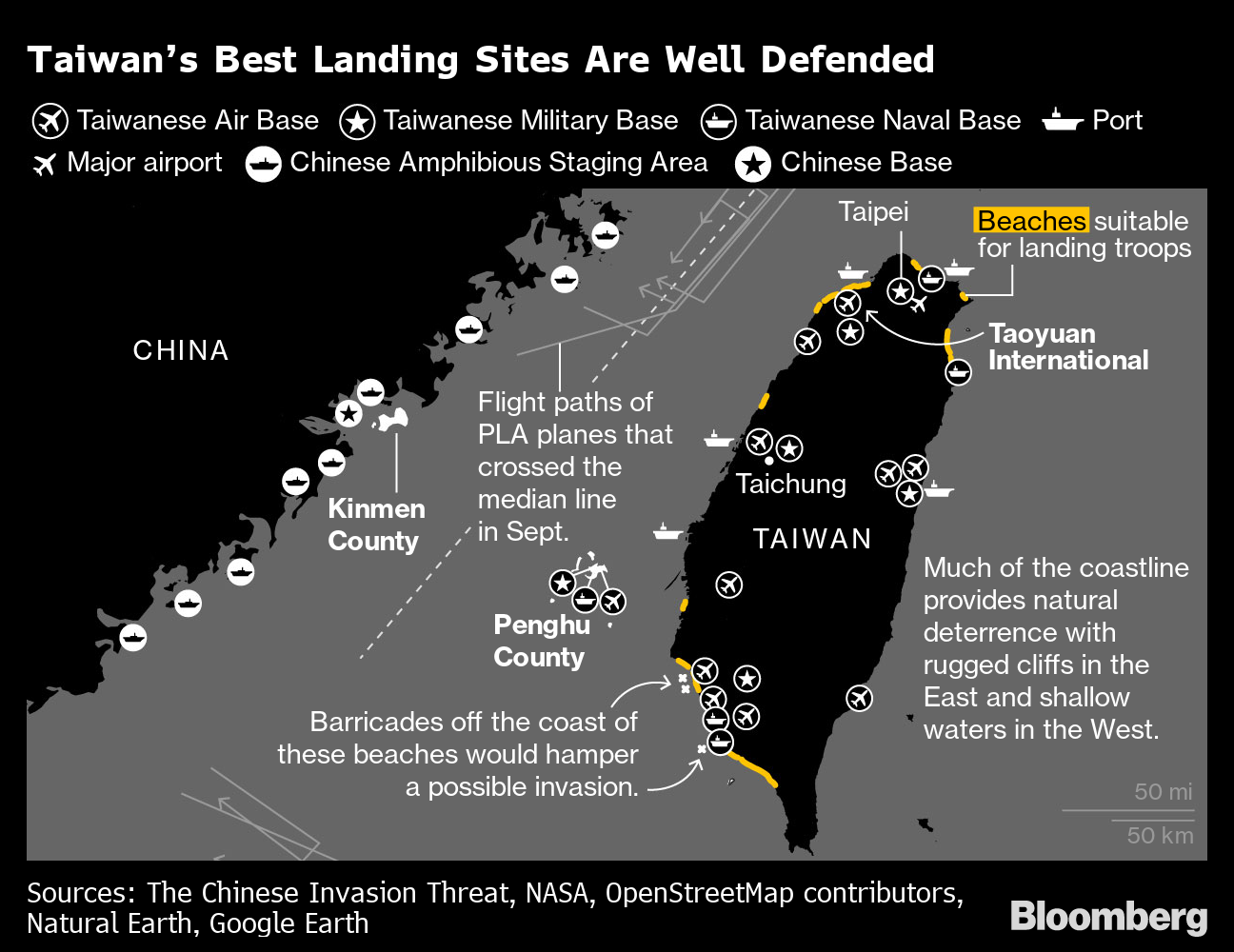 Here’s What Could Happen If China Invaded Taiwan Bloomberg