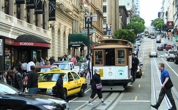 San Francisco is the second most walkable large city in America.