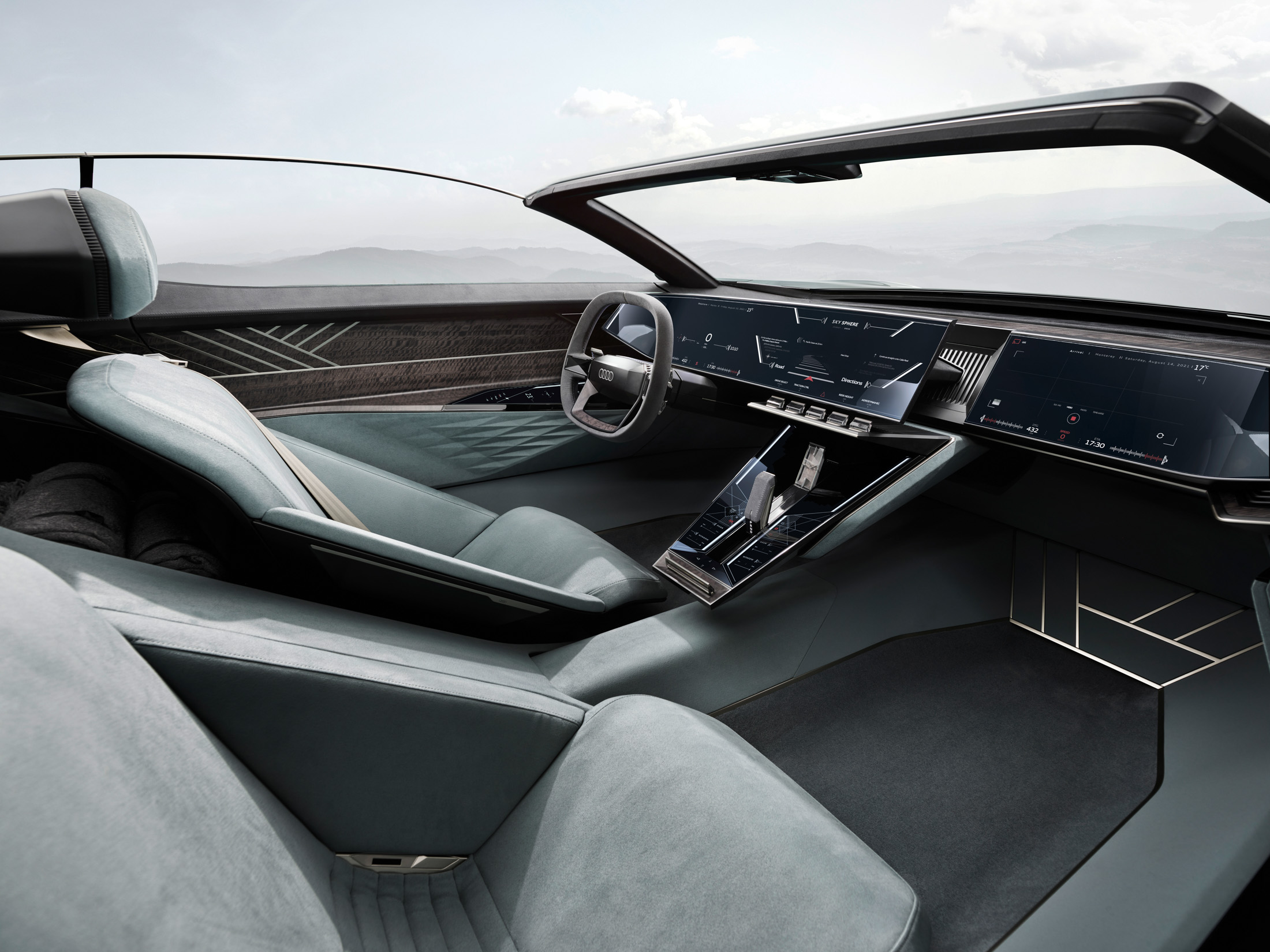 World Debut: Audi Unveils Transforming Skysphere Concept Car