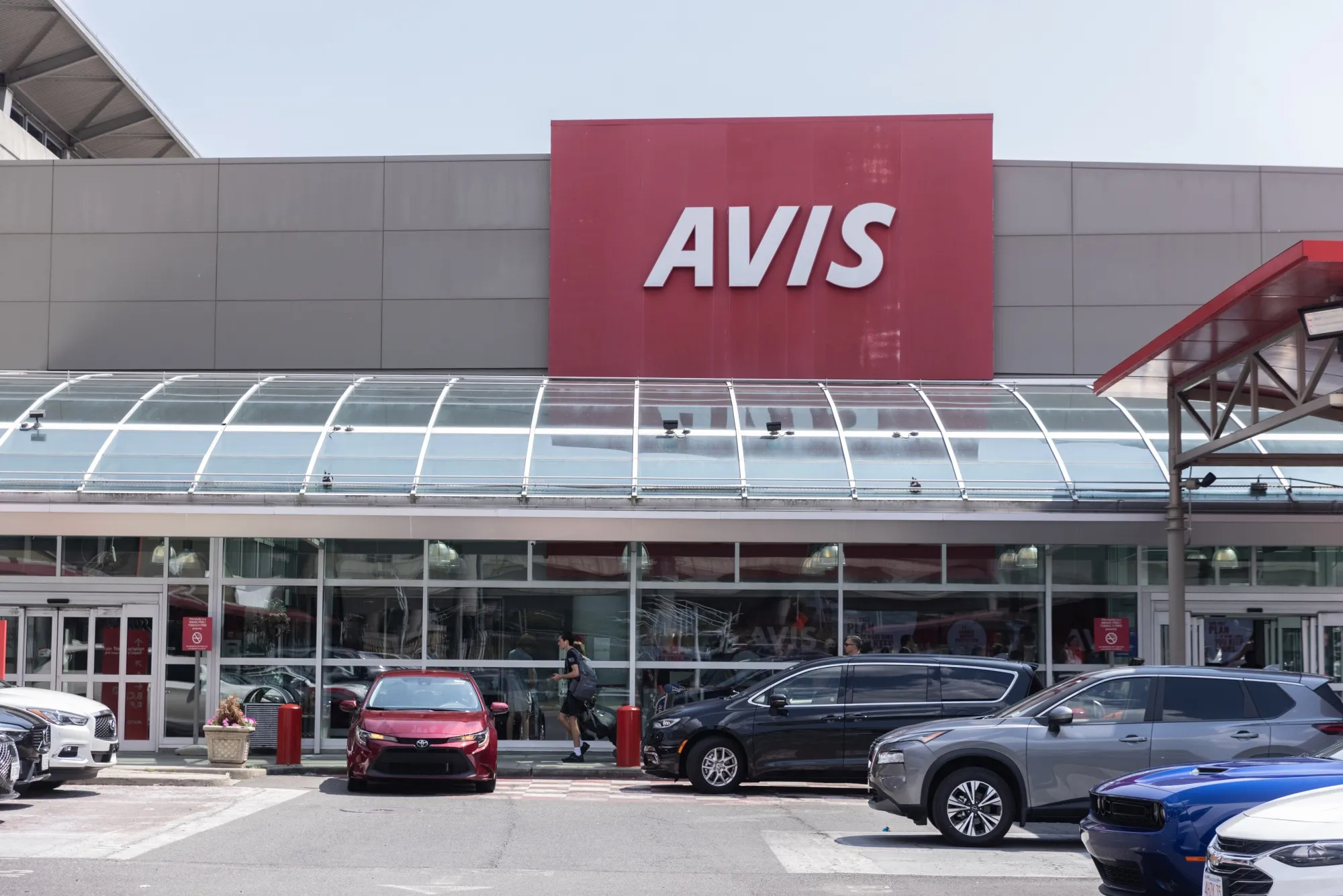 An Avis rental location near John F. Kennedy International Airport in New York.