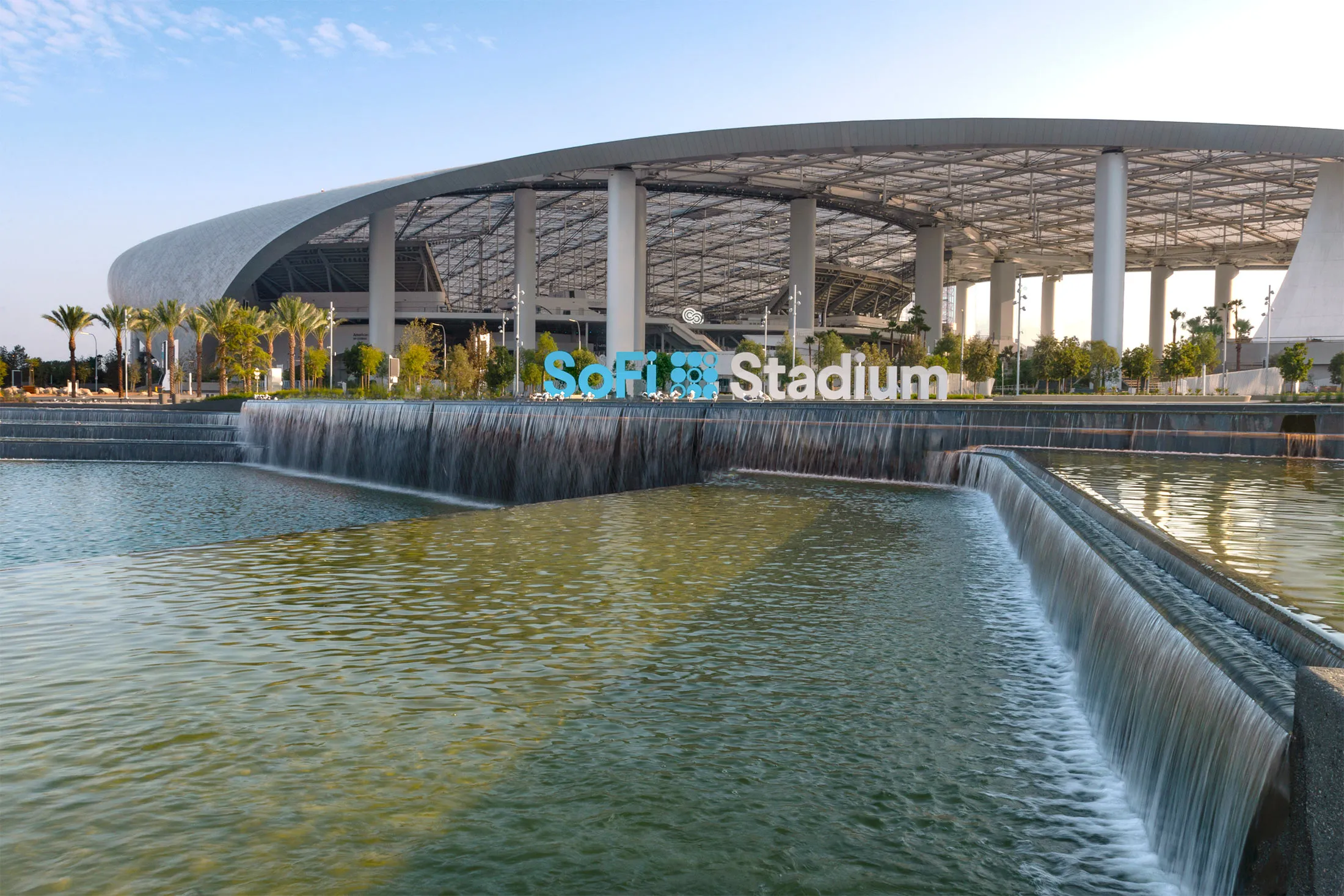 SoFi Stadium in Inglewood, California.