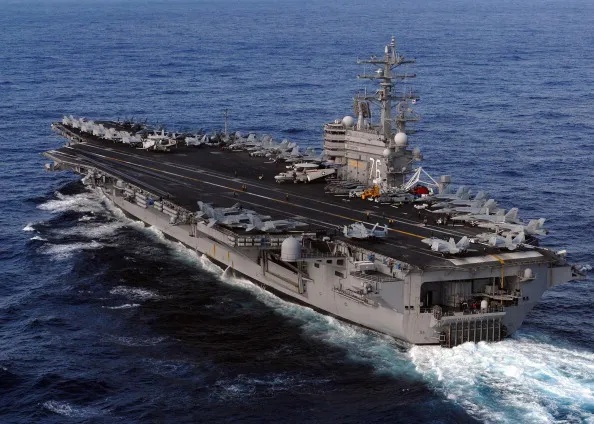 U.S.S. Ronald Reagan sails into uncharted fiscal waters.
