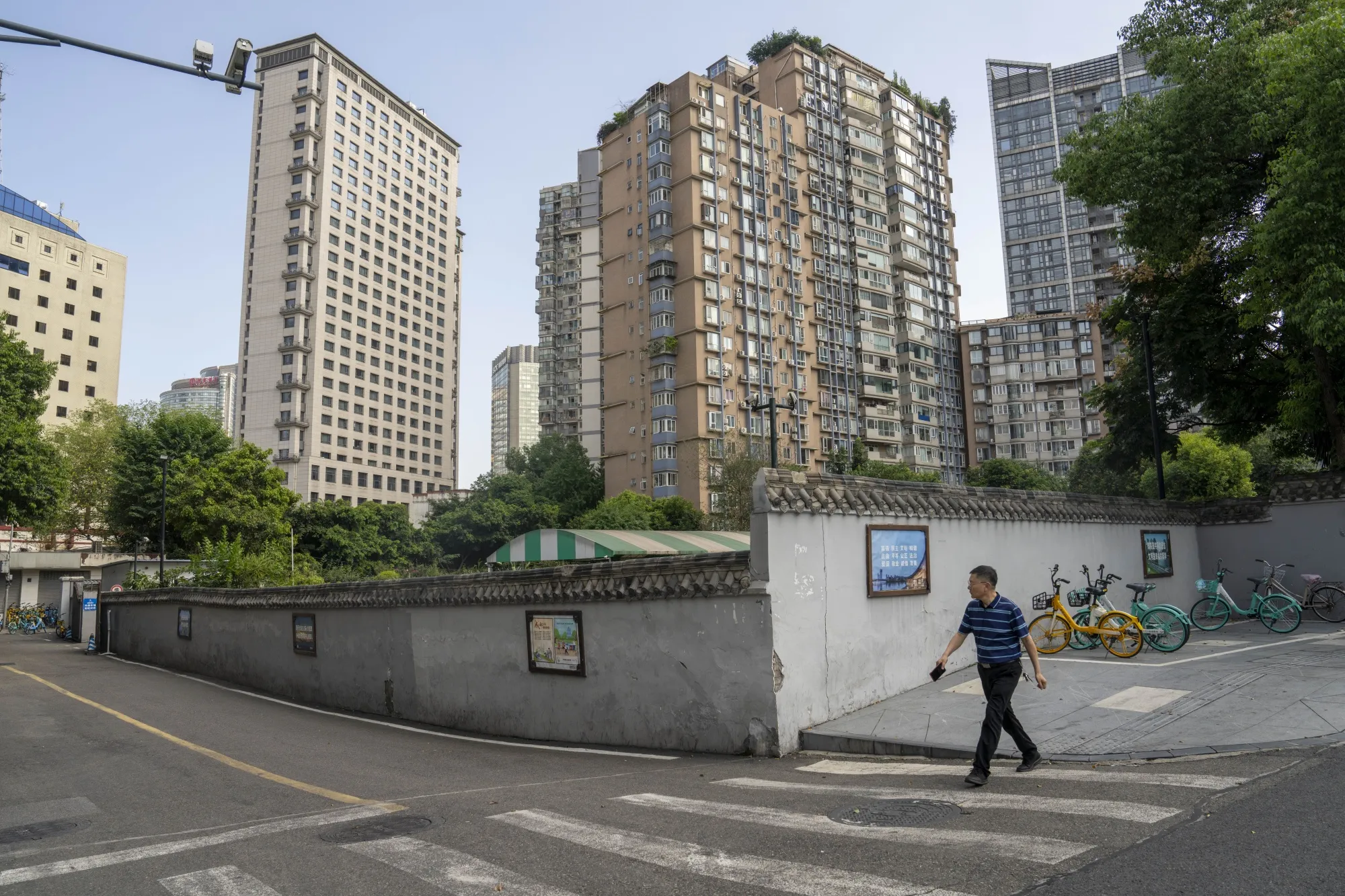 Residential buildings in Chengdu, China.