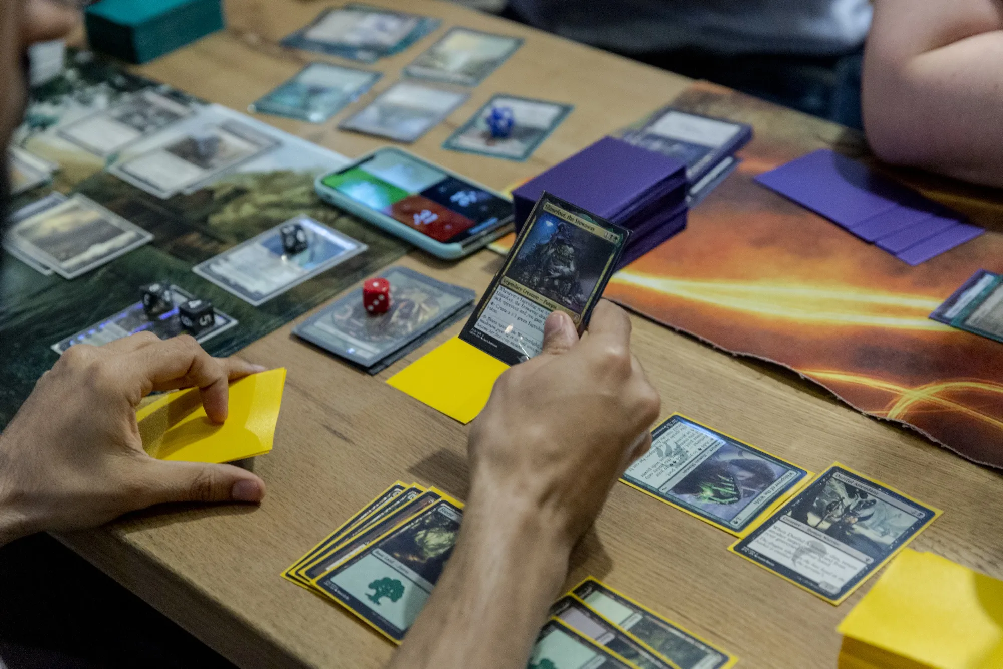 Participants play a Magic: The Gathering card game&nbsp;in New York.