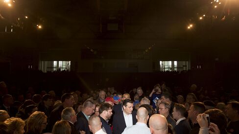 Senator Ted Cruz greets attendees during a campaign event in Aiken, South Carolina, on Feb. 15, 2016.