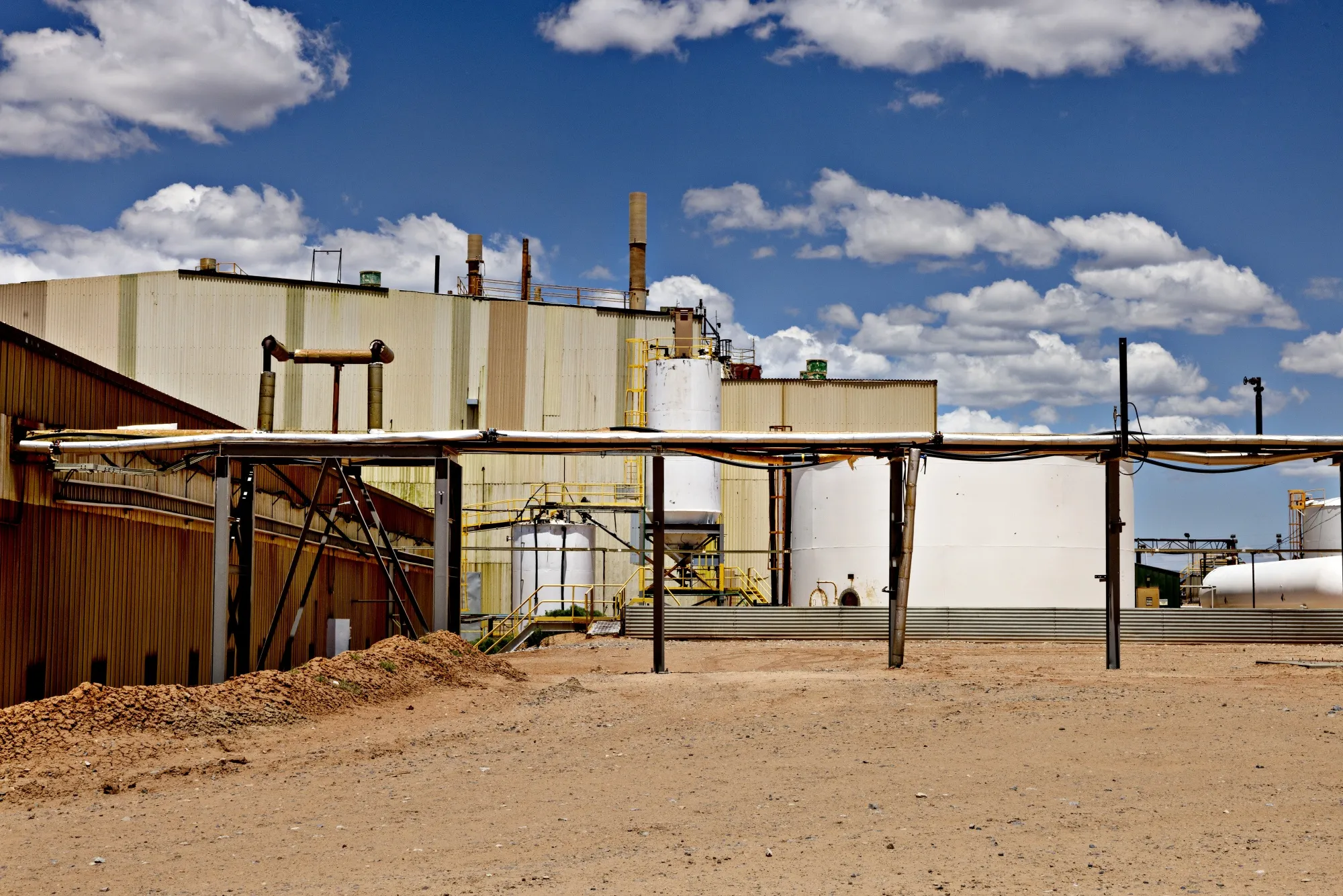 The Energy Fuels White Mesa Mill production facility in Blanding, Utah.