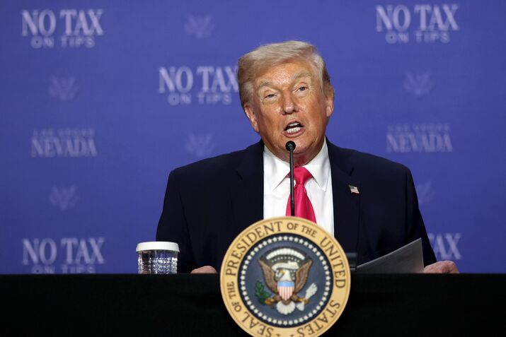 President Trump Delivers Remarks In Las Vegas