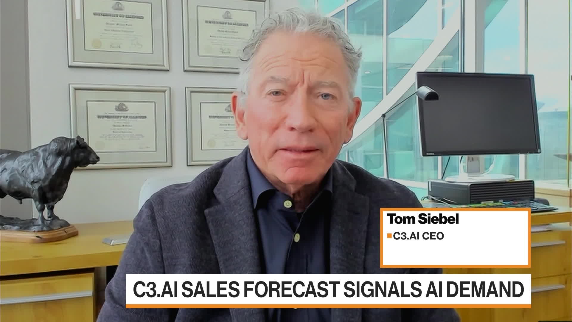 Watch C3.ai CEO on ‘Unprecedented’ AI Demand and New CFO - Bloomberg