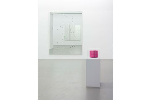 Installation view, Alberto Garutti, "Là, Ora," Buchmann Galerie, Berlin