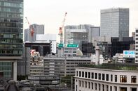 Tokyo's Business District Ahead of Bank of Japan Rate Decision