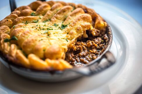 Shepherd's pie has long featured on a menu, which focuses on comfort food.