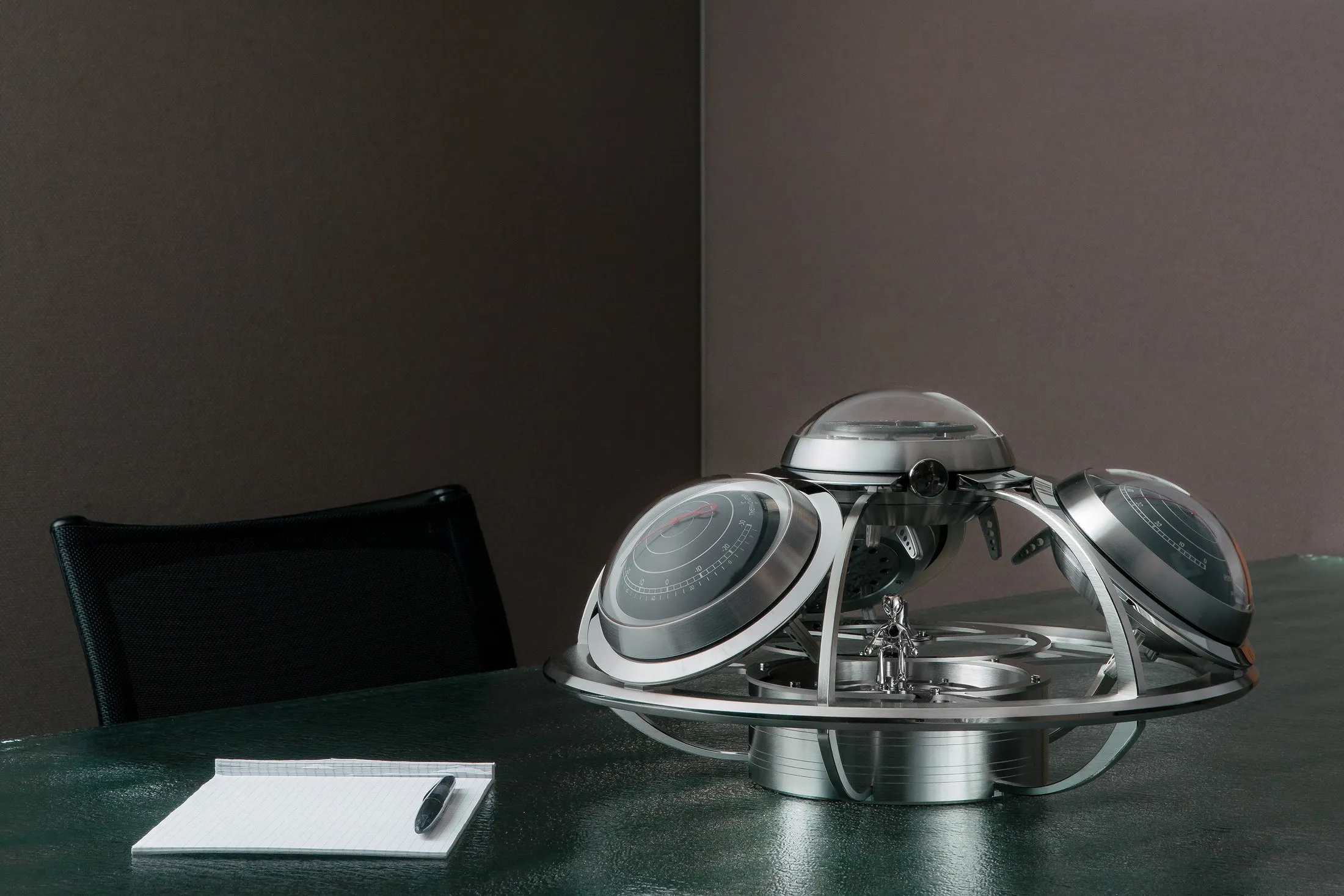 MB&F and L'Epee 1839 Fifth Element Desktop Weather Station Clock