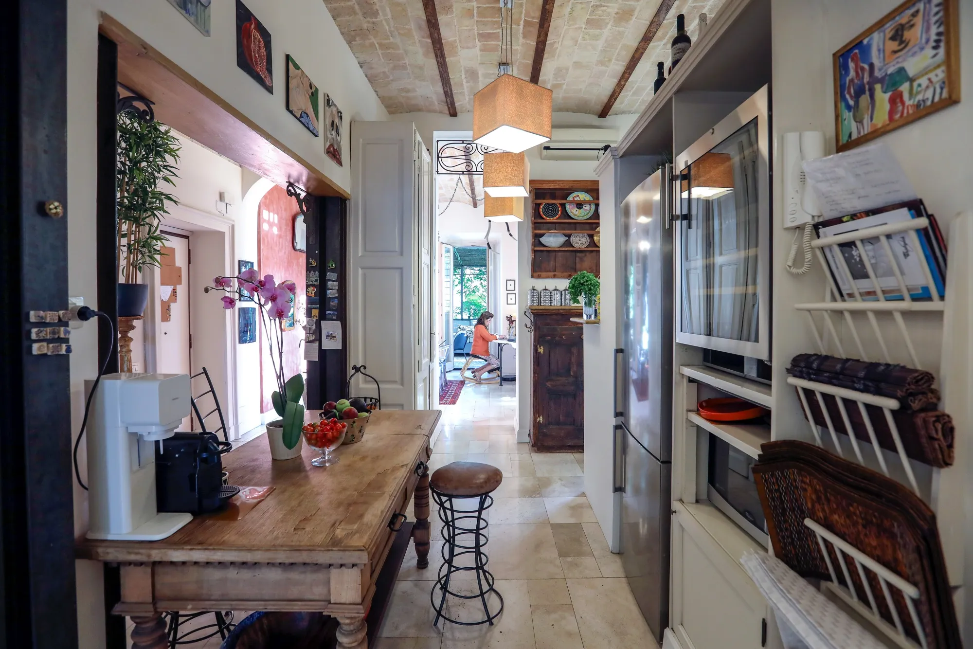 A small business owner in Rome.