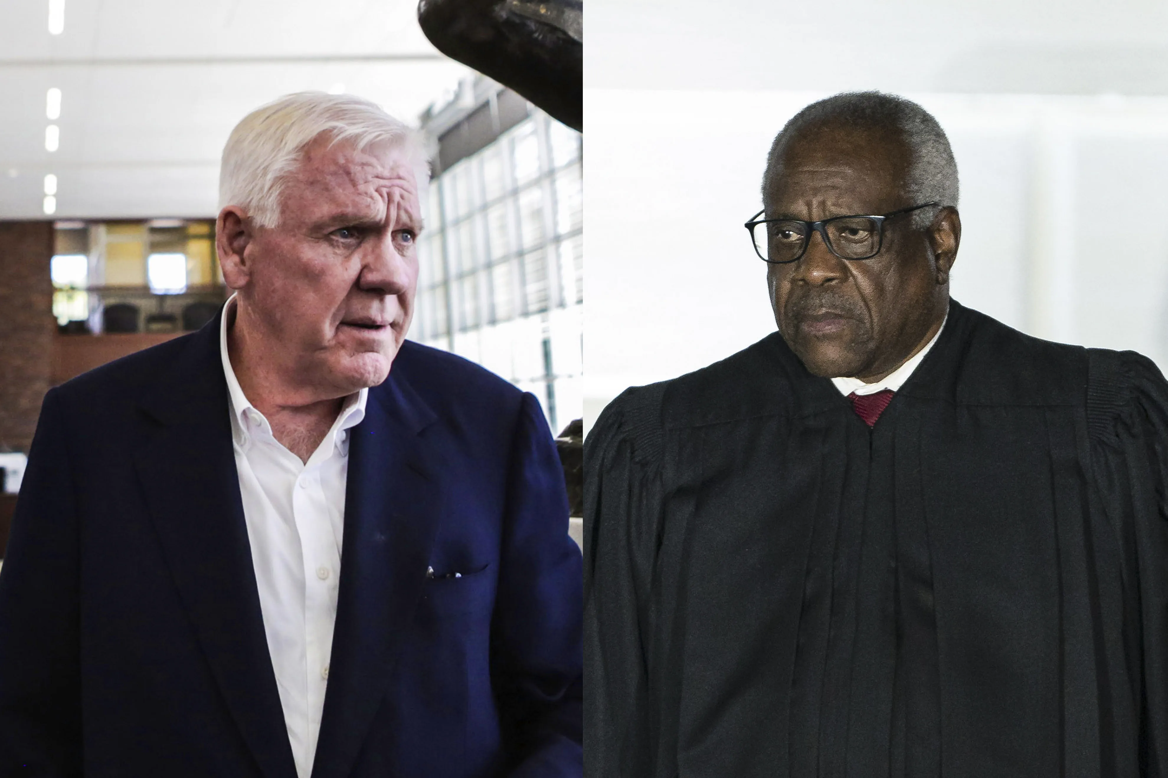 Clarence Thomas and Harlan Crow