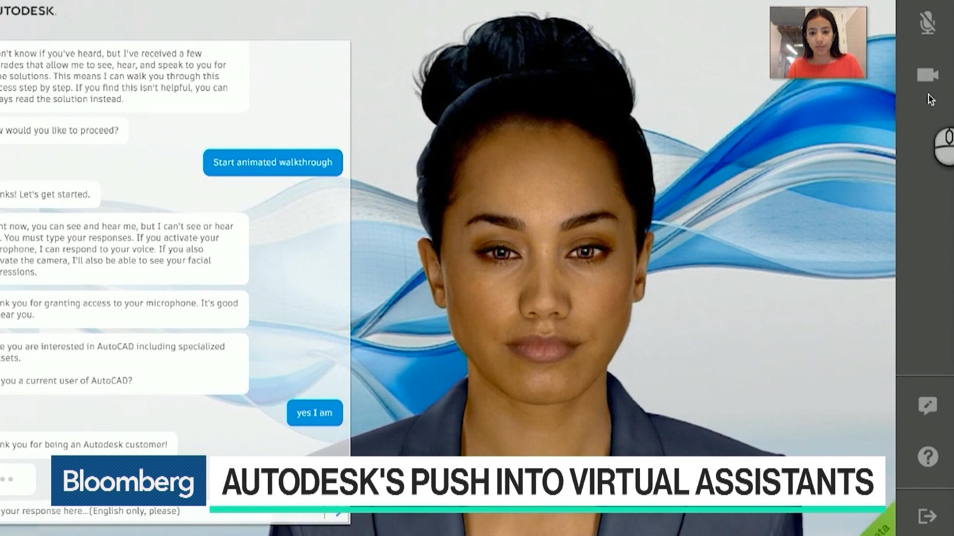 Watch Meet AVA, Autodesk's New Virtual Assistant - Bloomberg
